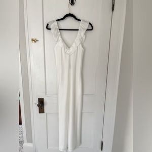 Serene Slip Dress | Size S | Show Me Your Mumu Ivory Luxe Satin